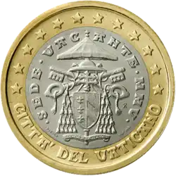 1 Euro Vatikan 2. Serie