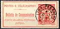 Französisches Telephon-Billet von 1909