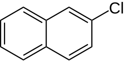 Strukturformel von 2-Chlornaphthalin