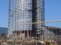Post Tower im Bau (Februar 2002)