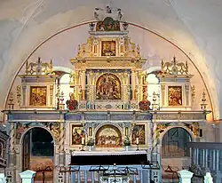Renaissancealtar der Dorfkirche Bristow