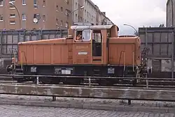 Lok 1 (Krauss-Maffei M&nbsp;700 C) im Berliner Osthafen, 2003