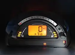 Digital-Tacho eines C2 1,4 HDi (2004)