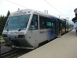 MVR Bt 224 in der Bergstation Pléiades