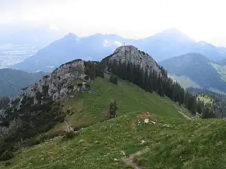 Kaserwand von Westen