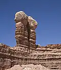 Navajo Twin Rocks in Bluff, Utah