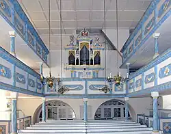 Innenraum nach Westen