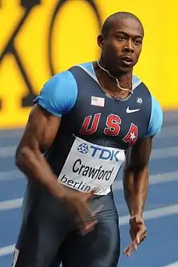 Der zweite Bronzemedaillengewinner Shawn&nbsp;Crawford