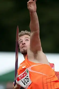 Ingmar Vos – Wettbewerb nach dem Kugelstoßen beendet