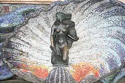 Nymphe an der Strandpromenade Swetlogorsk (Rauschen/Ostpreußen)