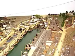 Köster-Diorama des Bremerhavener Fischereihafens