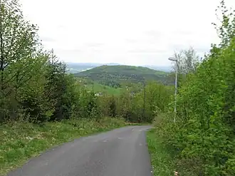 Jonsberg vom Hochwald aus gesehen
