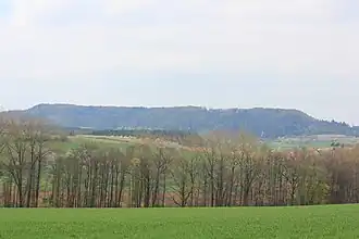Der Lindelberg aus südlicher Richtung von Eschenau aus gesehen