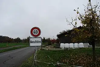 Dorfeingang von Moosaffoltern