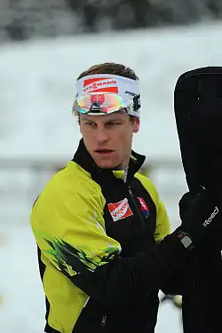 Martin Otčenáš beim IBU-Cup 2011 in Obertilliach