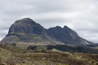 Der Suilven von Südwesten