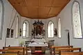 Innenansicht der Kapelle