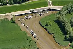 Sportboothafen Rechtenfleth bei Ebbe