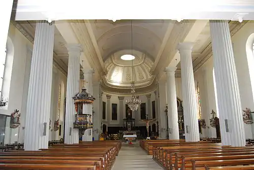 Innenansicht der Kirche