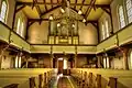 Innenansicht mit Blick auf die Orgelempore