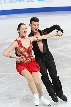 Guignard/Fabbri bei der EM 2012