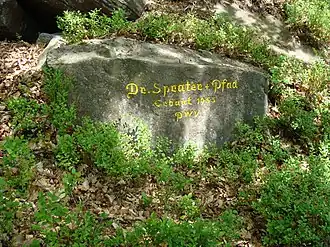 Ritterstein 185 am Dr.-Sprater-Pfad