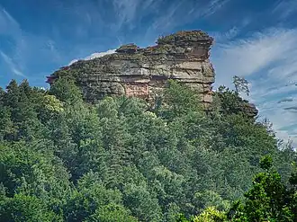 Haselstein – Blick von der Wasgauhütte