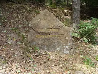 Ritterstein 239 am Gebirgspass Hüttenhohl