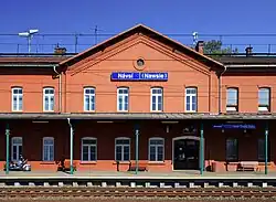 Bahnhof an der Bahnstrecke Žilina–Bohumín