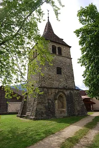 Ehemaliger Kirchturm von Peney