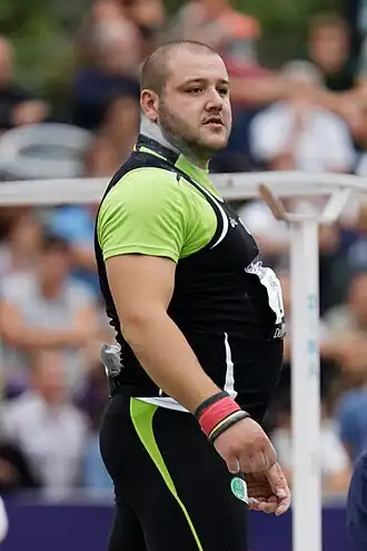 Georgi Iwanow Rang sechzehn mit 18,11&nbsp;m