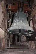 Die größere Glocke gegossen von Otto Gerhard Meyer im Jahr 1746