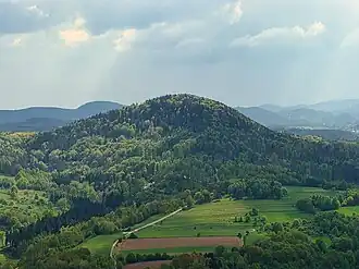 Ebersberg (Blick vom Kleinen Adelberg)