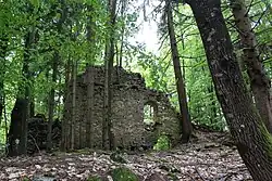 Burg Treffen (Kärnten) Blick aus Norden.