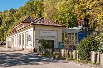 Wasserkraftwerk aus Richtung Ohrnberg gesehen