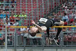 Tobias Potye – ausgeschieden mit 2,21&nbsp;m