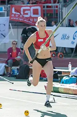 Lisa Ryzih, 2010 EM-Dritte, kam diesmal auf den siebten&nbsp;Platz