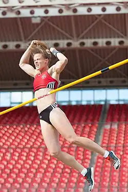 Silke Spiegelburg erreichte den geteilten Rang&nbsp;dreizehn