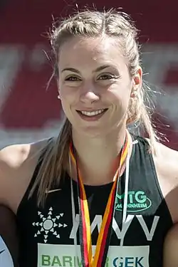 Alexandra Burghardt – ausgeschieden als Sechste des fünften&nbsp;Vorlaufs