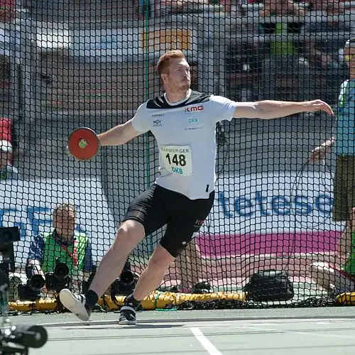 Christoph Harting Rang sieben mit 62,28&nbsp;m