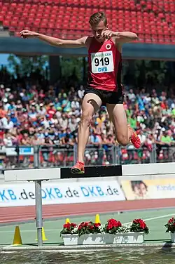 Karl Bebendorf Rang zehn in&nbsp;8:32,58&nbsp;min