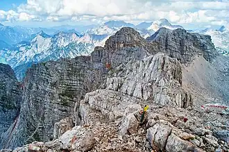 Mitterhorn gesehen vom Breithorn