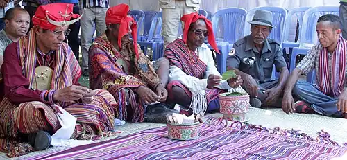 Zeremonie mit Präsident Taur Matan Ruak