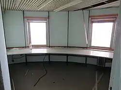 Ehemaliger großer Arbeitsplatz im unteren Teil des Turms