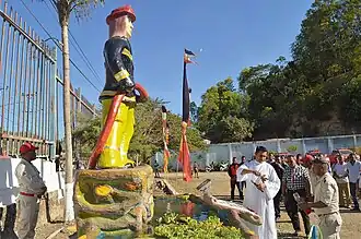 Feuerwehrdenkmal in Aileu