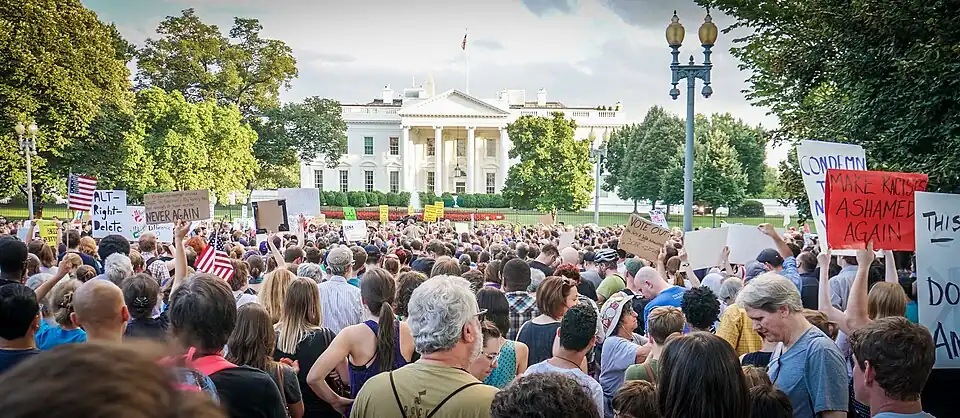 Proteste vor dem Weißen Haus