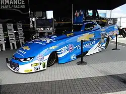 TF-Funny Car von John&nbsp;Force mit Chevy Camaro Body (2017)