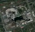 Satellitenbild des Komplex