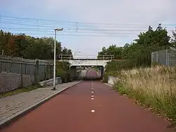 Fahrradtunnel unterhalb der Bahnstrecke Tilburg–Nijmegen