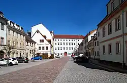 Blick vom Markt zum Neuen Schloss